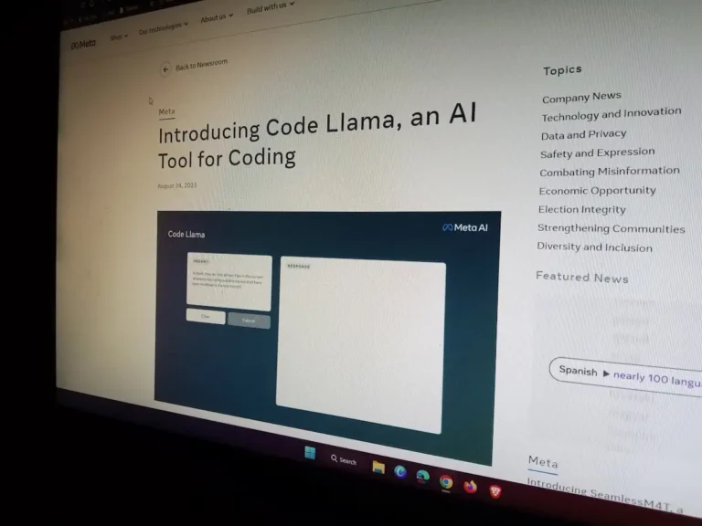 Meta Launches “Code Llama” Their New AI Tool For Coders