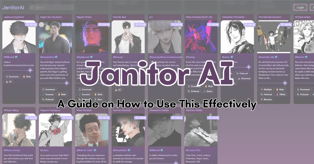 Janitor AI A Guide on How to Use This Effectively